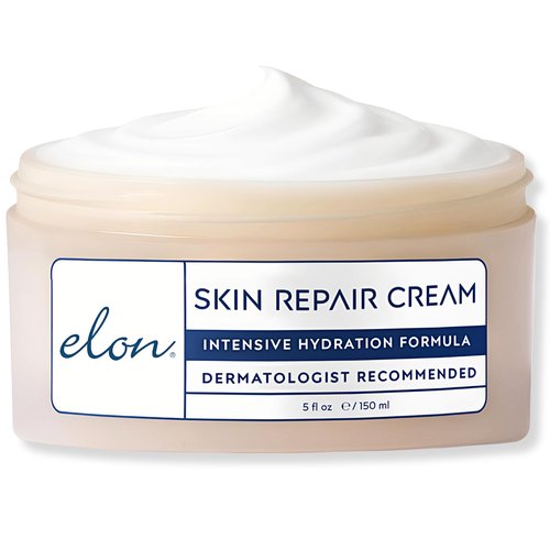 Elon Skin Repair Cream | Hydrating Cream for Hands & Body | Dermatologist Recommended (5 oz)