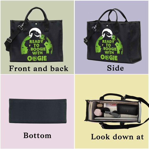 Funny Ghost Cosmetic Makeup Bag Ghost Fans Inspired Gifts Ready To Ghost With Ghost Zipper Pouch Bag (READY Ghost BG,)
