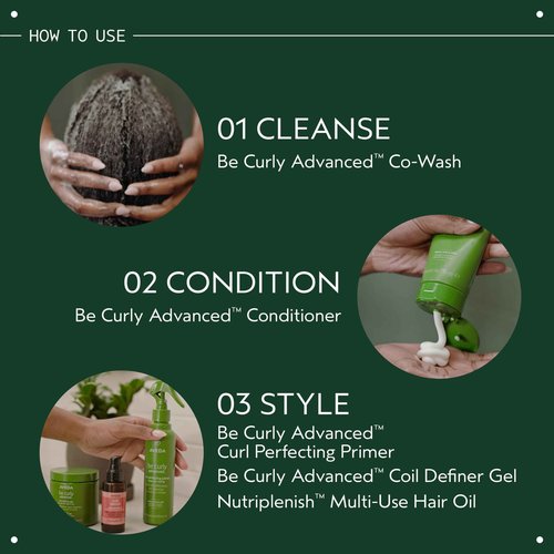 Aveda Be Curly Advanced Coil Definer Gel | Strong Hold Gel for Coily Hair | Defines & Protects from Humidity | Silicone Free | 93% Naturally Derived*, 8.8 Ounce