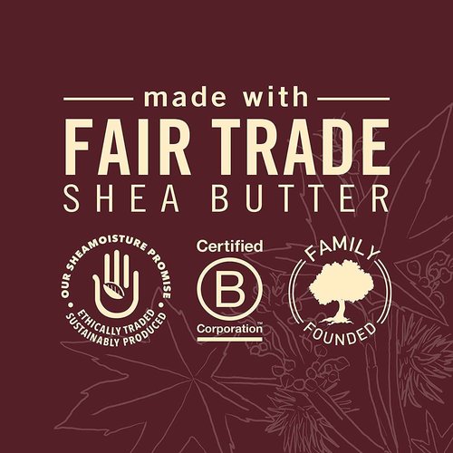Shea Moisture Jamaican Black Castor Oil Curly Hair Set with Shea Butter - Strengthening Shampoo, Conditioner, and Growth Treatment for Healthy Hair (24 Fl Oz Each)