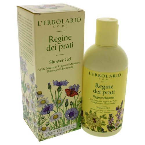 L'Erbolario Shower Gel – Moisturizing Body Wash with Floral Scent – Restoring Floral Body Soap with Chamomile and Daisy - Regine dei Prati - 8.4 oz