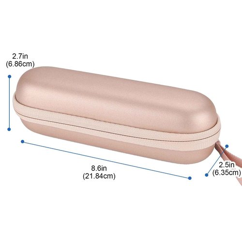 ProCase Travel Case for Oral-B/Oral-B Pro Smartseries/IO Serie Sonicare ProtectiveClean Electric Toothbrush, Hard EVA Case Cover Storage Bag Holder with Mesh Pocket for Accessories -Rosegold
