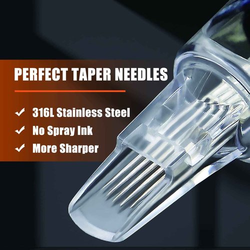 Tattoo Cartridge Needles - 80Pcs Tattoo Needles 1205CM 1207CM 1209CM 1211CM Curved Magnum (12CM Mixed)