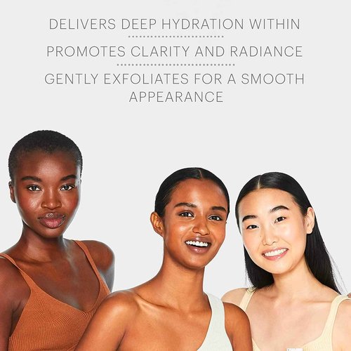 Glo Skin Beauty Hydra-Bright AHA Hydrator, Travel Size - Lightweight, Illuminating Treatment Moisturizer Targets a Brighter, Smoother Complexion (0.75 Fl Oz)