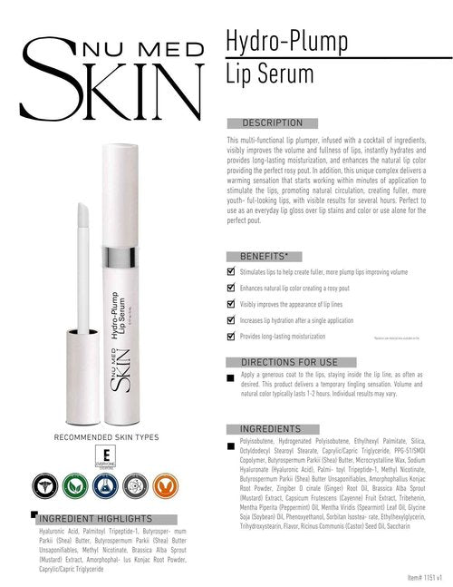 Generic Nu Med Skin HYDRO LIP PLUMPER, Black