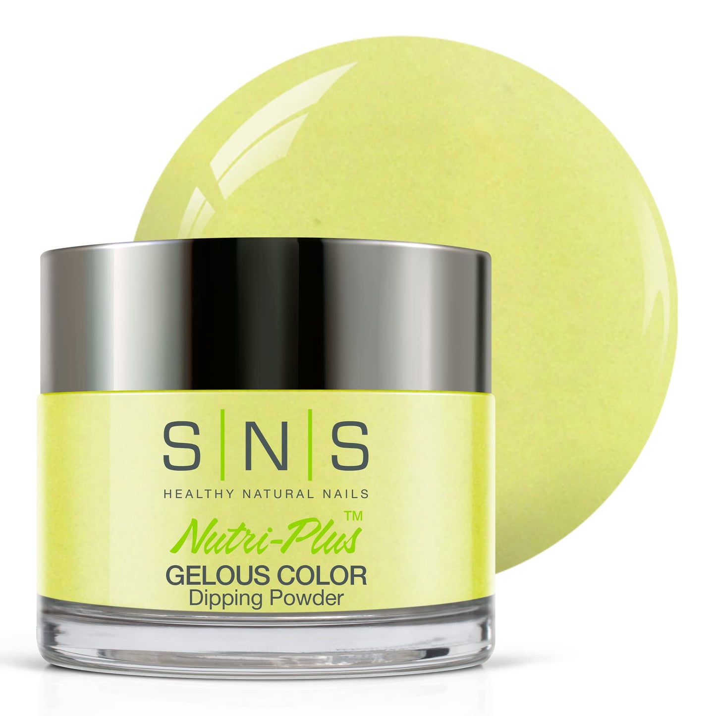 SNS Nail Dip Powder, Gelous Color Dipping Powder - Fern Gully (Yellow/Pastel, Cream) - Long-Lasting Dip Nail Color Dip Nail Color Lasts 14 Days - Low Odor & No UV Lamp Needed - 1 Oz