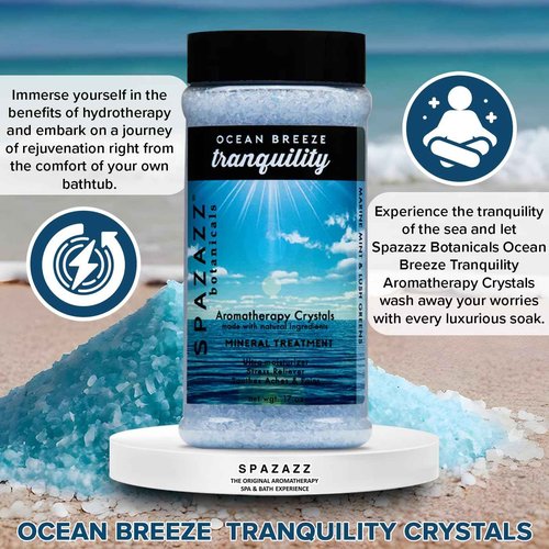 Spazazz Ocean Breeze Tranquility Crystals, 17 oz