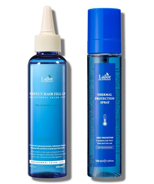 LA'DOR Perfect Hair Fill Up & Heat Protectant Spray - Deep Conditioner, Detangler, Mask Treatment With Nourishing Mist Gloss - Anti-Frizz Keratin Self Care Korean