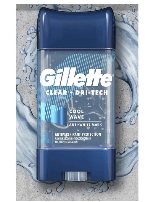 Gillette Endurance Clear Gel Deodorant, Cool Wave (3.8 oz., 5 pk.)ES