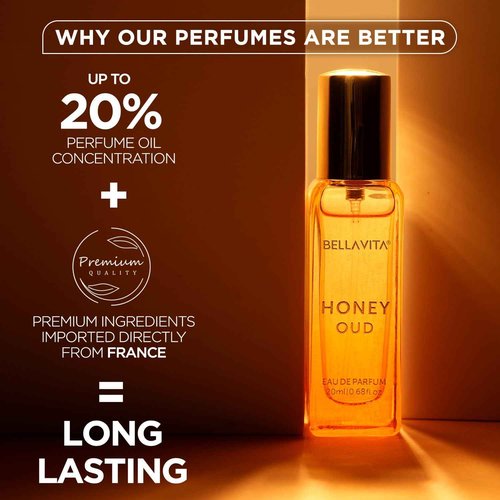 BellaVita Luxury's Booster Perfume Gift Set For Women | 5 Luxury Minis | Long Lasting | Senorita, Rose, Date, Glam, Honey Oud | Eau De Parfum