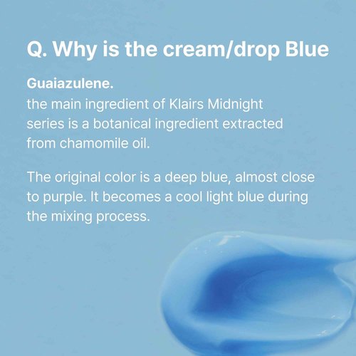 [DearKlairs] Midnight Blue Drop + Calming Cream Set, Light Texture, Sensitive Skin Friendly