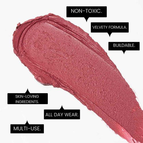 Epiclight Never Settle Radiant Cheek + Lip Blush - Cream Blush Multiuse 3 in 1 for Cheeks + Lips and Lids - Non-Toxic & Cruelty Free- Makeup + Skincare - Paraben & Sulfate-free (Whispering Peach)