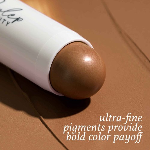 Julep Skip The Brush Cream to Powder Blush Stick Trio - Blendable and Buildable Color - 2-in-1 Blush and Lip Makeup Stick, Rose Gold, Neutral Bronze, Sheer Glow