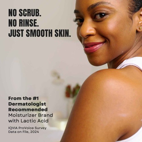 AmLactin KP Bumps Be Gone - Therapeutic Body Cream for Keratosis Pilaris - No-Scrub Exfoliator and Moisturizer with 15% Lactic Acid AHA, 3 oz, Pack of 2 (Packaging May Vary)