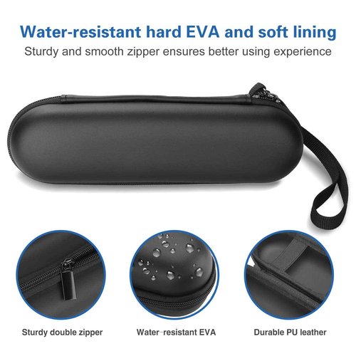 ProCase Travel Case for Oral-B/Oral-B Pro Smartseries/IO Serie Sonicare Protective Clean Electric Toothbrush, Hard EVA Case Cover Storage Bag Holder with Mesh Pocket for Accessories -Black
