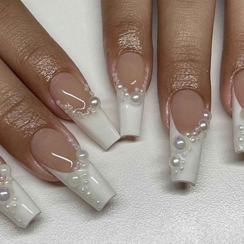 Pearls for Crafting Nail Charms Flat Back Nail Pearl 6 Size Half Round Beads for Embellishment Face Shoes Dress Small Accessories for DIY Jewelry Phone Making Gold Silver White Beige Bulk