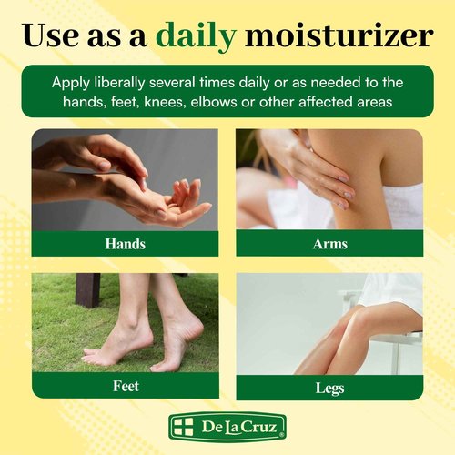 De La Cruz Arnica Salve - Foot Cream for Dry Cracked Heels and Feet - Moisturizing Hand Salve for Dried Hands - 24 Hour Moisture Foot Cream for Dry Cracked Feet and Rough Skin - (2 Ounces - 4 Jars)