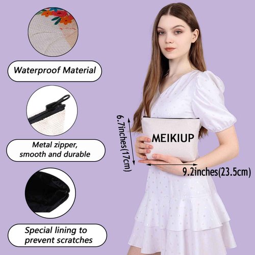 MEIKIUP Guinea Pig Cosmetic Bag Guinea Pig Lover Gift Cavy Mom Gift Who Loves Guinea Pigs Makeup Bag Travel Bags (Guinea Pig Bag)