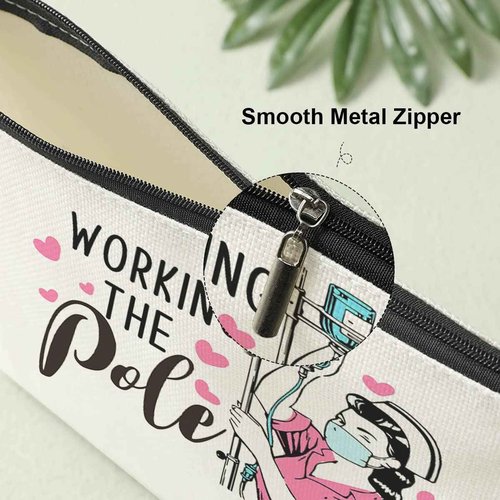 Decohim Funny Nurse Makeup Bag Cosmetic Bag Nurse Accessories for Work Nurse Gifts for Women Nurse Supplies for Nursing Student Friends Sister Bestie Coworker Birthday Chirstmas
