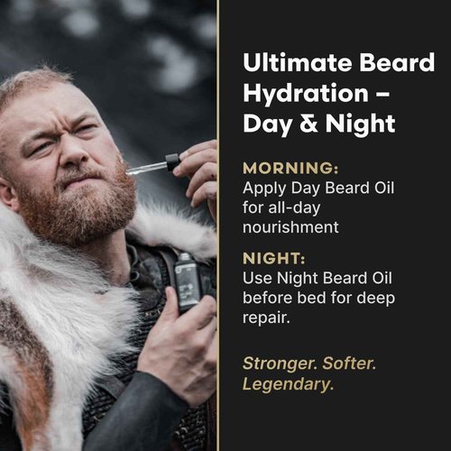 The Beard Struggle Tonic + Elixir Beard Oil Bundle - Gold Collection - Grooming Beard Oil - Softens, Moisturizers, and Strengthens Beard Growth - Pack of 2, Valhalla's Gates