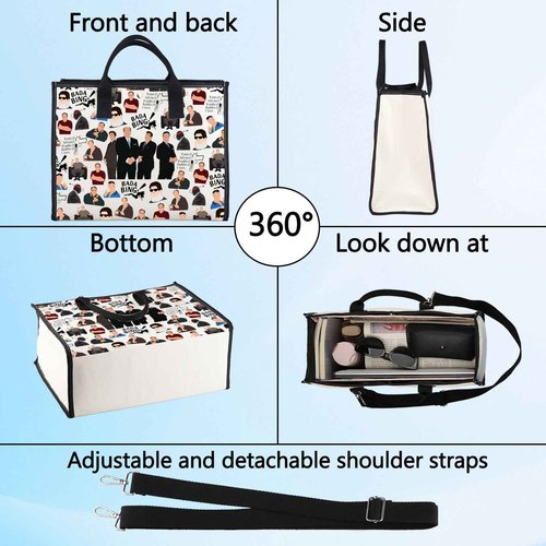 BWWKTOP Tony Cosmetic Makeup Bag Carmela Fans Inspired Gifts Tony & Silvio & Paulie & Bobby & Chris Merch (BAND BG)