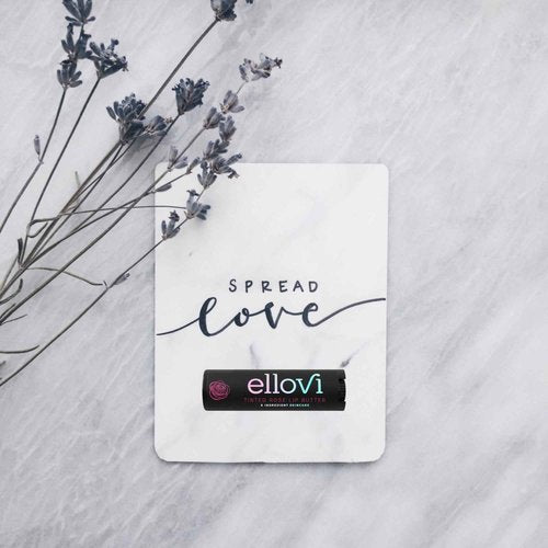 Ellovi Natural Lip Butter Lip Balm - Wild Rose Tinted - Pure Enough to Eat - Made With Just 6 Vegan Ingredients - Tinted Moisturizing Lip Care for All Day Hydration (2-Pack)