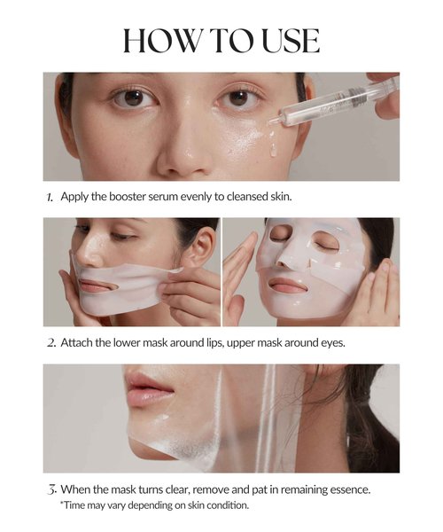 MAL-DDA Collagen Overnight Face Mask 3 Step Pore Minimizer Hydrogel Sheet&Boost Serum-Oil Control PDRN-Tightening Exosome-Elasticity Retinal - All in One (6 Pack)
