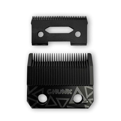 TPOB Chunk Blade Replacement for Play Clipper, 32-Tooth Moving Blade, Precision Alloy Steel Clipper Part, Durable Black Finish