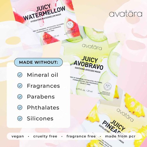 Avatara All-Stars 8-Pack Sheet Mask Set, Beauty and Skincare Face Masks Collection | Natural Extracts | Hydrating Skin Care Set, All Skin Types | Clean Korean Skincare
