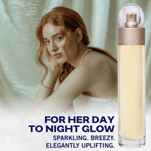 Perry Ellis 360° Eau De Toilette Spray for Women - Perfume for Women, EDT, Light & Bright Floral Fragrance, Designer Scent for Her, Long Lasting - 6.8 fl oz (200 mL)