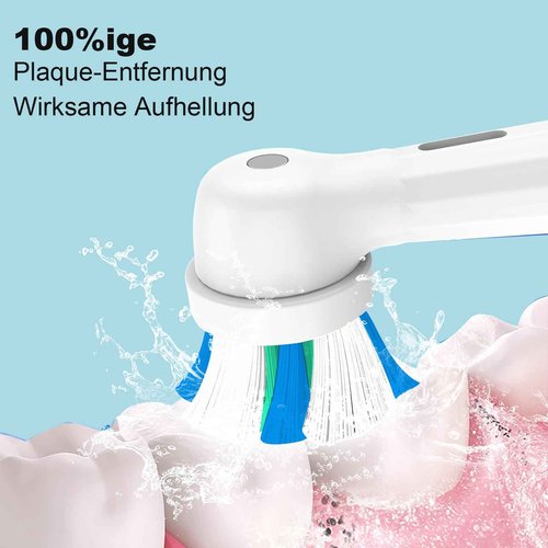 12 Pack Replacement Heads Compatible with Oral B IO 2/3/4/5/6/7/8/9/10/Deep Clean Series Electric Toothbrush, Brush Heads Refill Compatible with Oral B IO for Teeth and Gums Care (White)