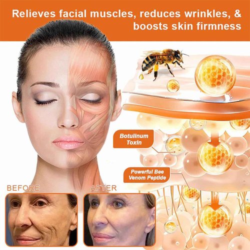 APKAPK Bee Venom Skin Restoration Cream, Advanced Firming & Wrinkle-Reducing, Professional Bee Venom Skin Treatment Cream, Natural bee venom comprehensive cream for All Skin Types (2 Pack)