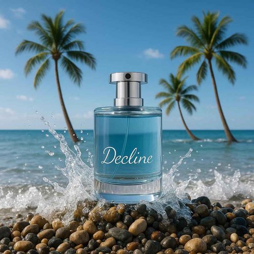 Women's Perfume 100ml (3.4oz), Light Blue Glass Bottle with Silver Cap, Elegant Fragrance For Women
