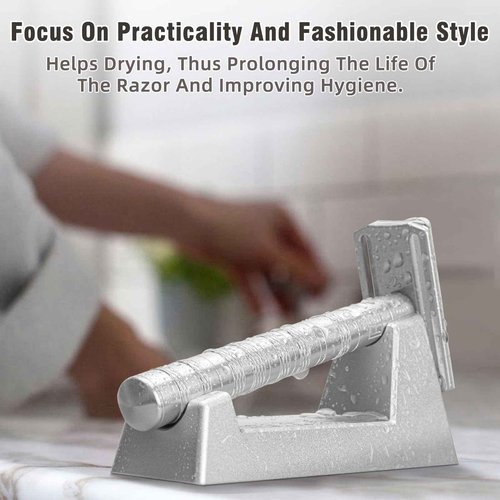 LANGZIHT Solid Aluminum Alloy Razor Stand - for Henson AL13 / AL13-M / Ti22 - 100g Weight - Ensuring Stability, Minimizing Movement - Excluding Razors