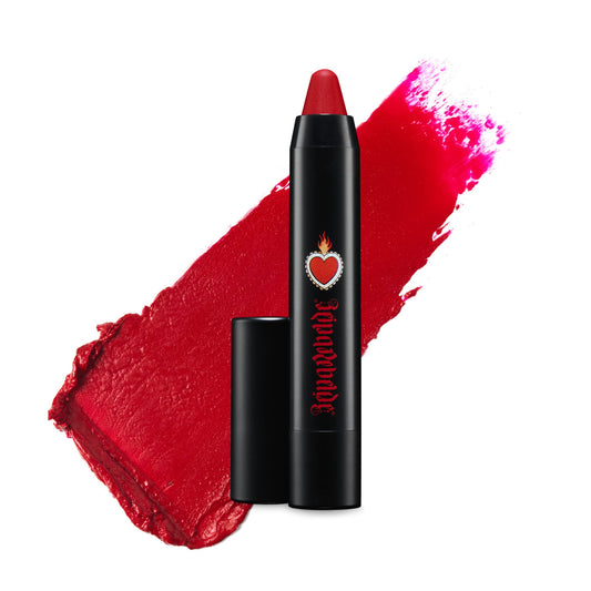 REINA REBELDE Brava Bold Lip Color Stick High Pigmentation Red Lipstick/Moisturizing Full-Coverage with Satin Finish/High Density & Highly Pigmented/Vegan & Cruelty, Paraben, Phthalate-Free