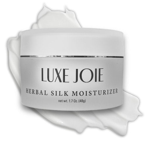 LuxeJoie Herbal Silk Moisturizer 1.7 oz Hydrating Facial Moisturizer for All Skin Types