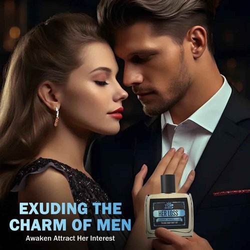 Top Shelf Her Loss Cologne for Men (𝐏𝐡𝐞𝐫𝐨𝐦𝐨𝐧𝐞 𝐄𝐧𝐡𝐚𝐧𝐜𝐞𝐝) - 1.7 Fl Oz Long Lasting Herloss Perfume Para Hombre, Natural Herbal Scent - Awaken Raw Instinct, Her Loss Perfume Attract Her