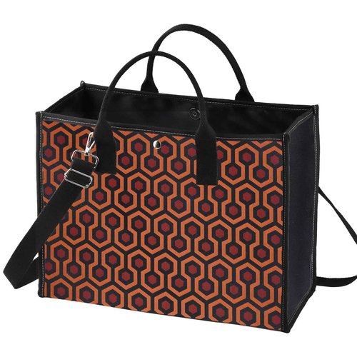BWWKTOP Overlook Hotel Cosmetic Makeup Bag Horror Movie Inspired Gifts Overlook Hotel Travel Zipper Pouch Bag (Shinibag BL BG)