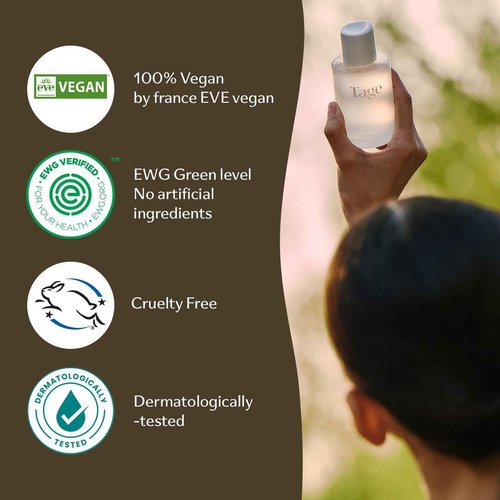 Tage Calming Toner, Soothe Sensitive and Irritated Skin,Korean Skin Care, Cypress Water, Vegan, Not Tested on Animals, (3.38fl.oz /100ml)