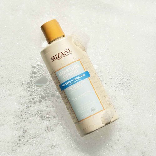 Mizani Moisture Fusion Gentle Clarifying Shampoo - Cleanses Hair to Remove Buildup, With Charcoal, For Curly Hair, 16.9 Fl Oz