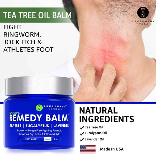 Remedy Tea Tree Oil Foot Soak + Tea Tree Oil Balm to Fight Athletes Foot, Feet Odor, Jock Itch, Ringworm, Eczema, Nail Issues, Skin Rashes, Irritations, Soften Calluses and Soothes Sore Tired Feet