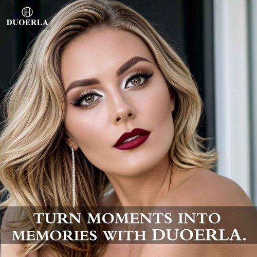 DUOERLA Magnetic Eyelashes Natural Look,Wispy Cat Eye Magnetic Lashes with Eyeliner Kit,Upgraded Long Lasting,Reusable,Easy to apply,Black,with Applicator,Vegan & Cruelty Free 10 Pairs,