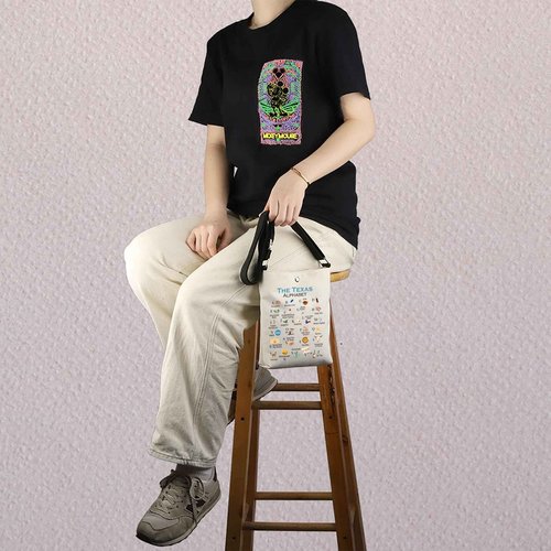MNIGIU Texas Canvas Tote - Eco-Friendly Welcome Bag (TexasZheng)