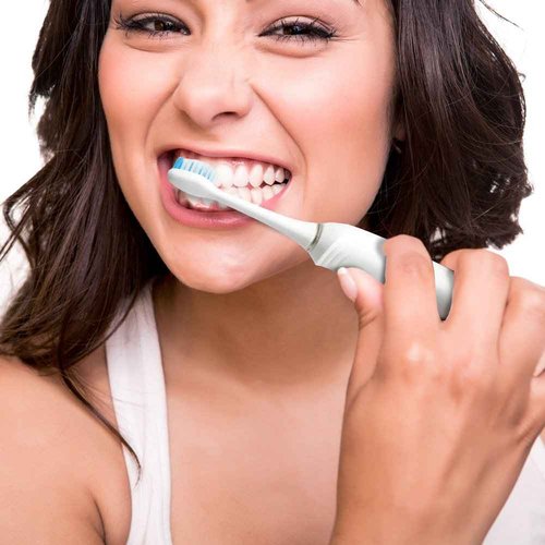 Pyle Wave Rechargeable Electric Toothbrush - w/ 3 Brush Mode, UV Light, 2 min Timer, 2 Oral Brush Heads, Charging Dock Holder - for Kids, Teens, Adults