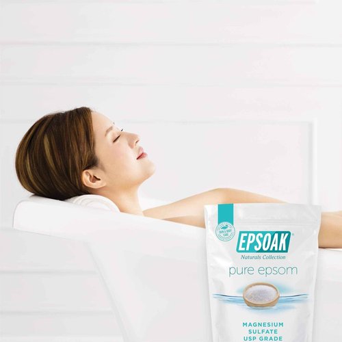 Epsoak Epsom Salt 12 lbs. USP Magnesium Sulfate (Qty. 6 x 2 lb. Bags)