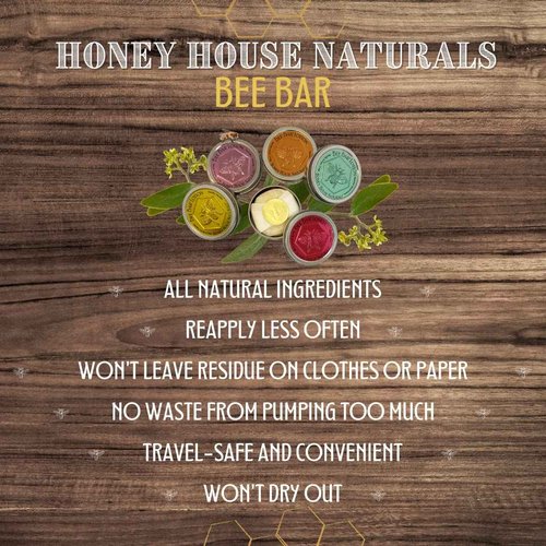 Honey House Naturals 2 Piece Gift Set, All Natural, Ultra Moisturizing Lotion Bar and Lip Butter Infused with Essential Oils, Made in USA, (Variant Name) (Pack of 2)