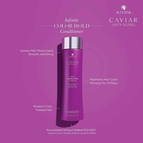 Alterna Caviar Anti-Aging Infinite Color Hold Conditioner | For Color Treated Hair | Minimizes Color Fade | Sulfate Free, 8.5 Fl. Oz.