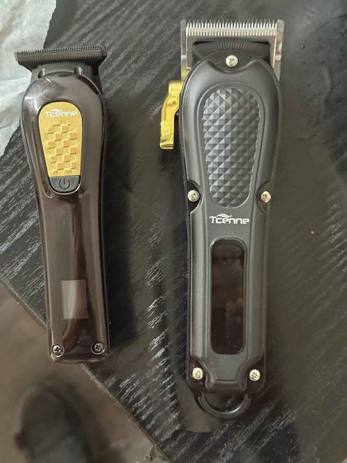 TCENNE Hair Clippers & Trimmer for Men,Professional Barber Clippers and Trimmers Set,Mens Cordless Hair Clipper for Barbers Haircut Kit,Beard Trimmer,Rechargeable Electric Shaver (BlackKIT)