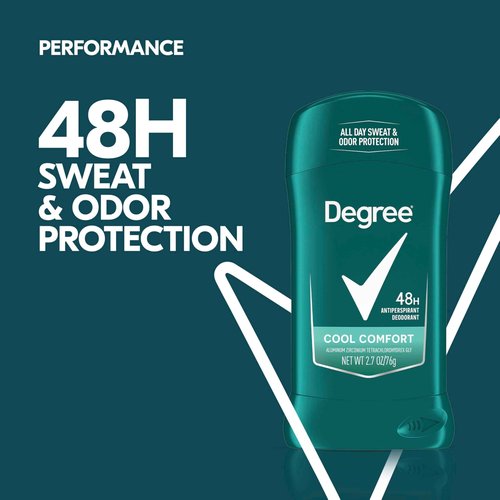 Degree Men Dry Protection Antiperspirant, Cool Comfort, 2.7 oz., Pack of 6