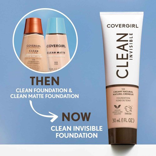 COVERGIRL Clean Matte Liquid Foundation, Deep Golden 570, Pack of 4